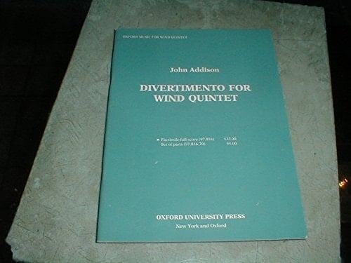 Divertimento for wind quintet: Score