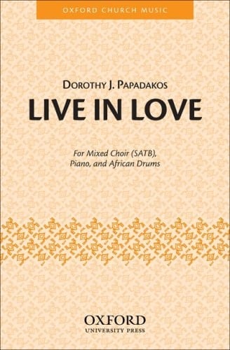 Live in Love: Vocal score