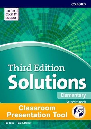 Solutions 3rd Edition Elementary. Student's Book + Workbook CPT Access Card