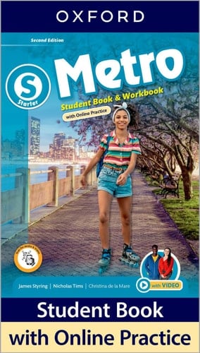 Metro: Starter Level: Student Book and Workbook with Online Practice (Metro)