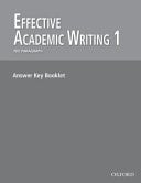 Effective Academic Writing