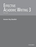 Effective Academic Writing: Answer Key 3 : Answer Key 3