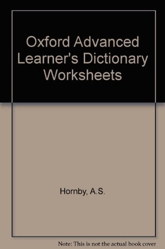 Oxford Advanced Learner's Dictionary Worksheets