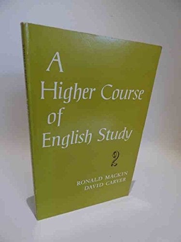 Higher Course of English Study