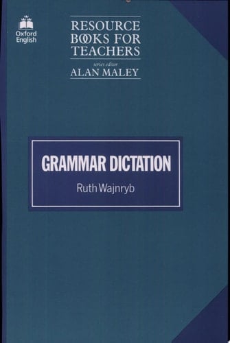 Grammar Dictation (Resource Books for Teachers)