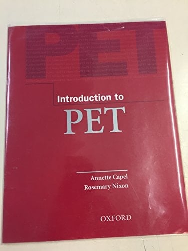 PET Masterclass: Introduction to PET