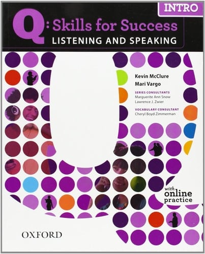 Q: Skills for Success Listening & Speaking Intro Student Book with Student Access Code Card