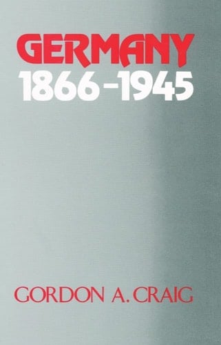 Germany 1866-1945 (Oxford History of Modern Europe)