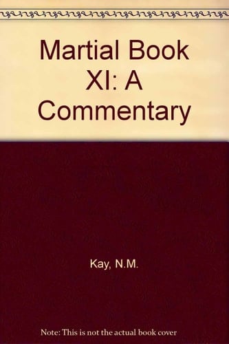 Martial Book XI: A Commentary
