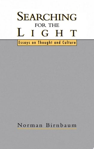 Searching for the Light: Essays on Thought and Culture