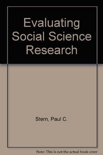 Evaluating Social Science Research