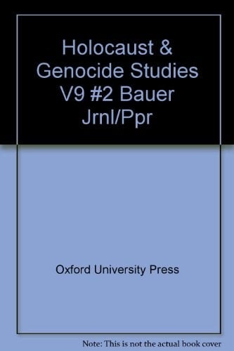 Holocaust and Genocide Studies: Volume 9: No. 2