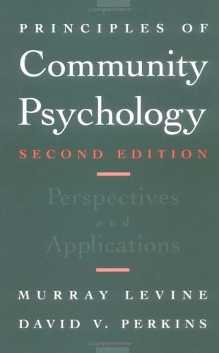 Principles of Community Psychology: Perspectives and Applications