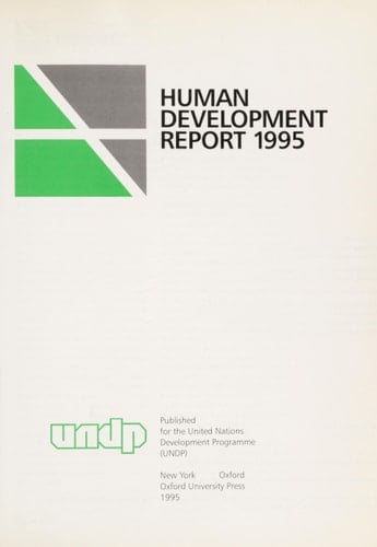 Human Development Report 1995