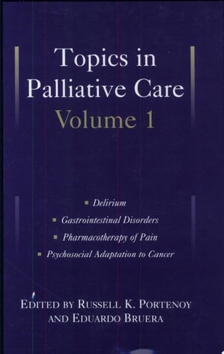 Topics in Palliative Care