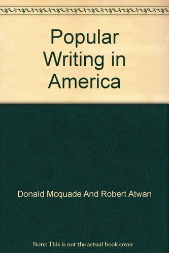 Popular Writing in America