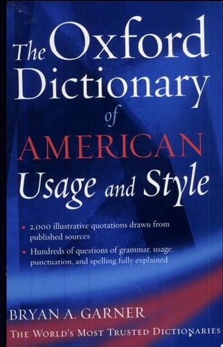 The Oxford Dictionary of American Usage and Style