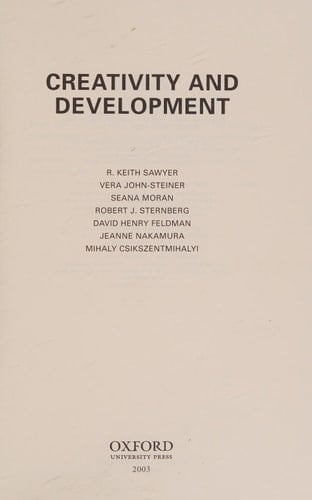 Creativity and Development (Counterpoints: Cognition, Memory, and Language)