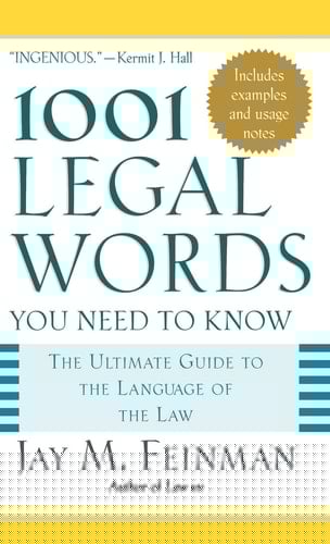 1001 Legal Words You Need to Know