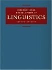 International Encyclopedia of Linguistics (Second Edition, Volume 3, MAND-SELE)