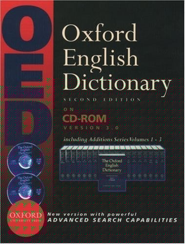 Oxford English Dictionary, Version 3.0: Single User Windows Version