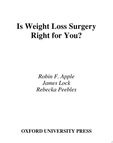 Is Weight Loss Surgery Right for You (Treatments That Work)