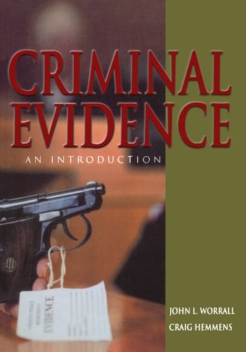 Criminal Evidence: An Introduction