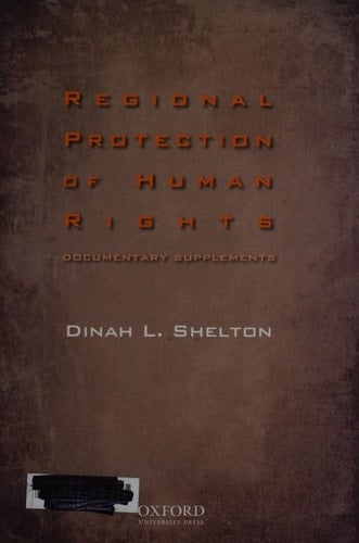 Regional Protection of Human Rights