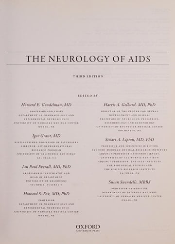 The Neurology of AIDS