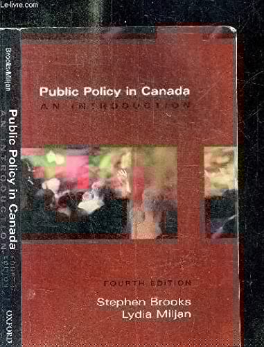 Public Policy in Canada: An Introduction