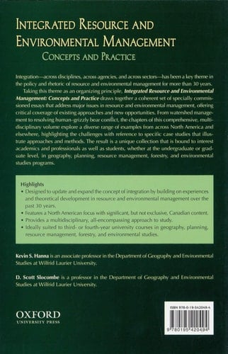 Integrated Resource and Environmental Management: Concepts and Practice