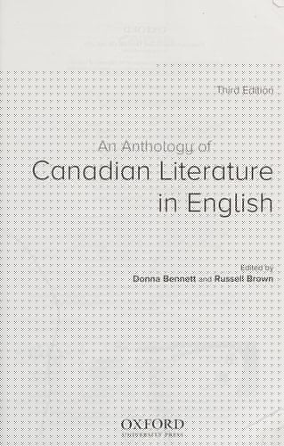 An Anthology of Canadian Literature in English