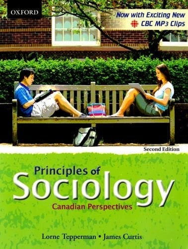 Principles of Sociology: Canadian Perspectives