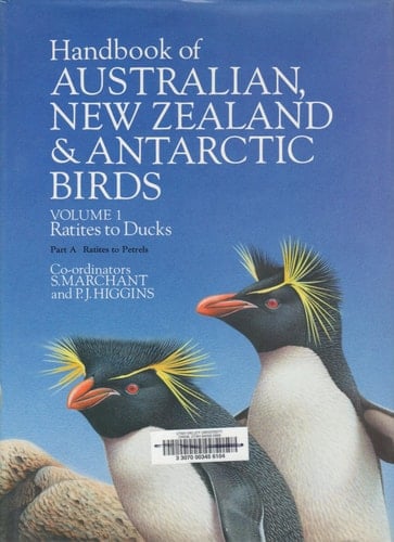 Handbook of Australian, New Zealand & Antarctic birds