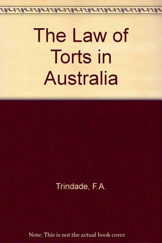 The Law of Torts in Australia