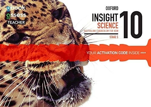 Oxford Insight Science 10 Ac For Nsw Teacher Obook/assess Code Card