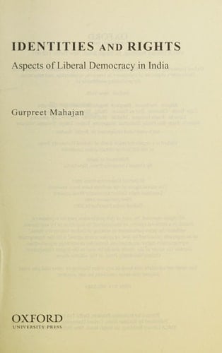 Identities and Rights