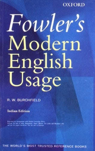 Fowler's Modern English Usage