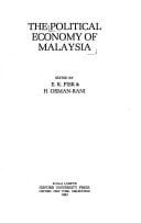 The Political economy of Malaysia