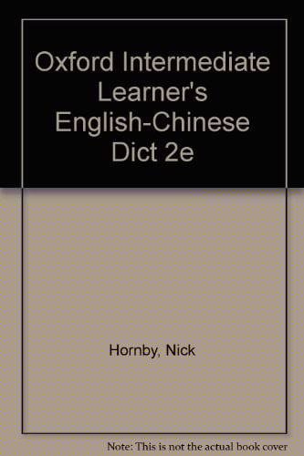 Oxford Intermediate Learner's English-Chinese Dict 2e
