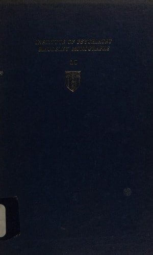 The detection of psychiatric illness by questionnaire;: A technique for the identification and assessment of non-psychotic psychiatric illness, (Maudsley monographs)