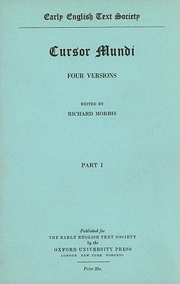 Cursor Mundi: Vol. I. Text ll. 1-4954 (Early English Text Society Original Series)
