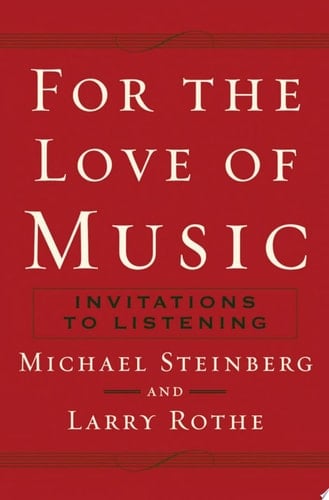 For the Love of Music: Invitations to Listening