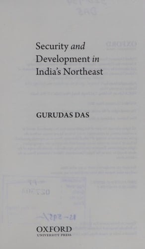 Security and Development in India's Northeast