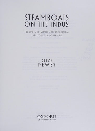 Steamboats on the Indus: The Limits of Western Technological Superiority in South Asia