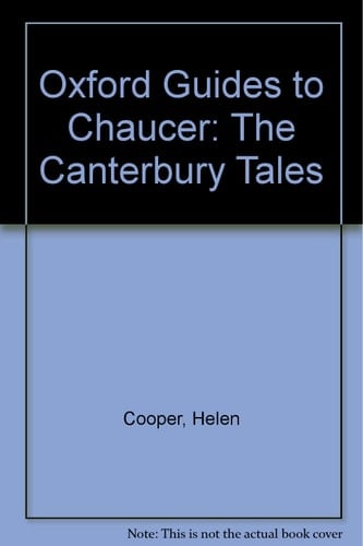 Oxford Guides to Chaucer: The Canterbury Tales