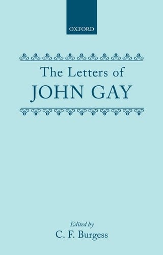 The Letters of John Gay