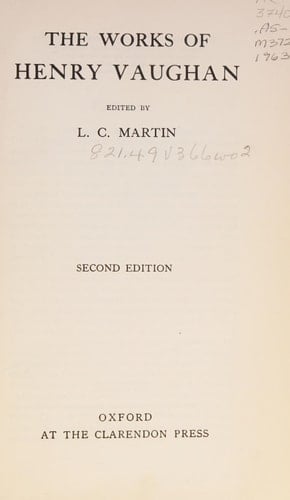 The Works of Henry Vaughan