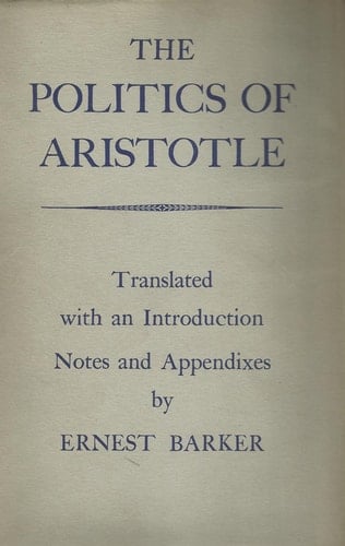 The Politics of Aristotle