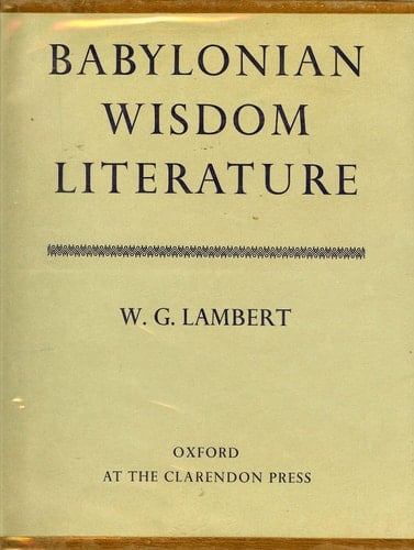 Babylonian Wisdom Literature